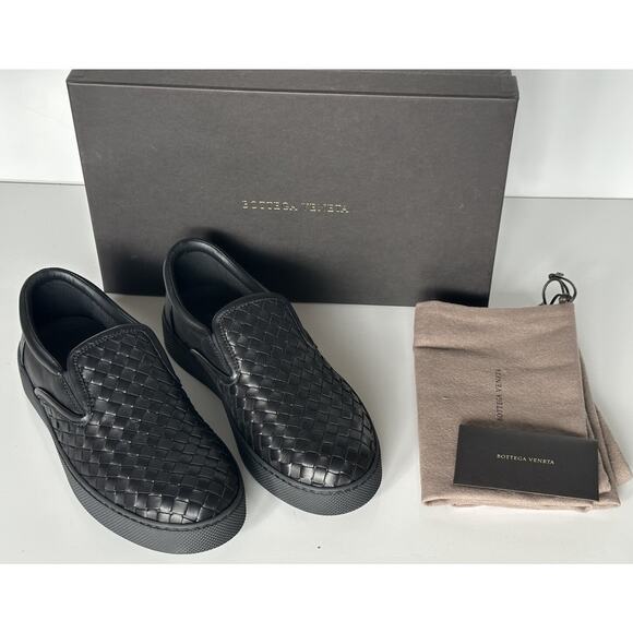 Bottega Veneta Intrecciato Calf Napa Black Shoes 6 US (39 Euro) 190809 NIB $710 main image 6